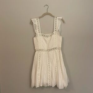 Free People Verona Dress in White